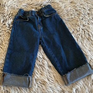 Zara Jeans 18/24mths Wide leg Cuffed Jean